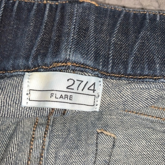 Gap Maternity 1969 Dark Wash Flare Jeans 27/4 - Picture 8 of 9